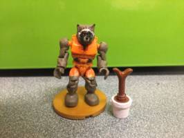 Rocket Raccoon marvel mega bloks (Mega Bloks) Custom Miniature / Figurine