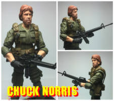 Chuck Norris from Missing in Action 3.75" (G.I. Joe) Custom Action Figure