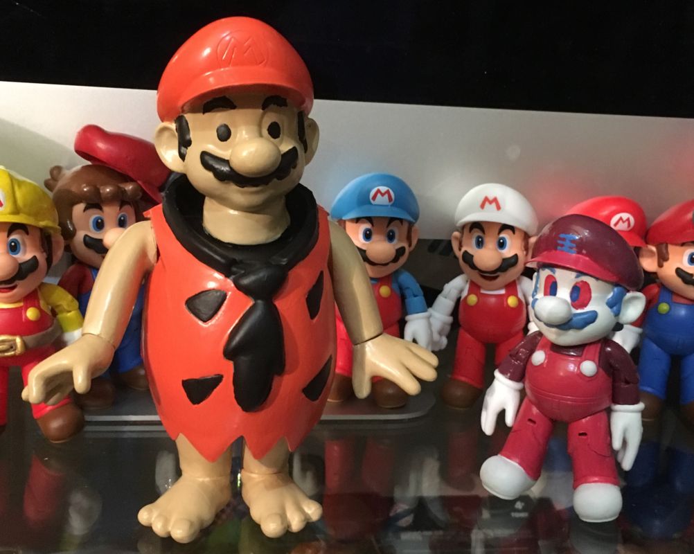 7 grandad Mario custom action figure (Nintendo) Custom Action Figure