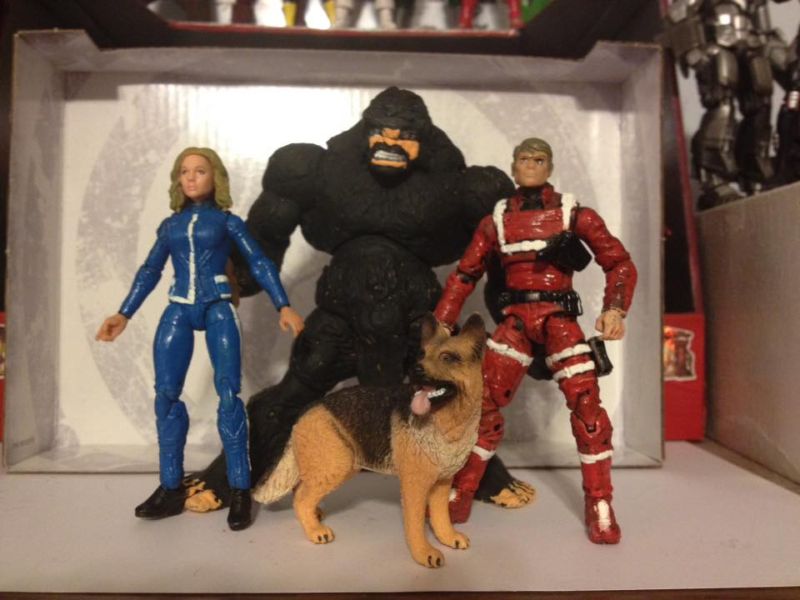 Six Million Dollar Man, Bionic Woman, Max, and Bigfoot (Six