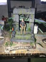 Jungle Tomb Entrance (Indiana Jones) Custom Diorama / Playset