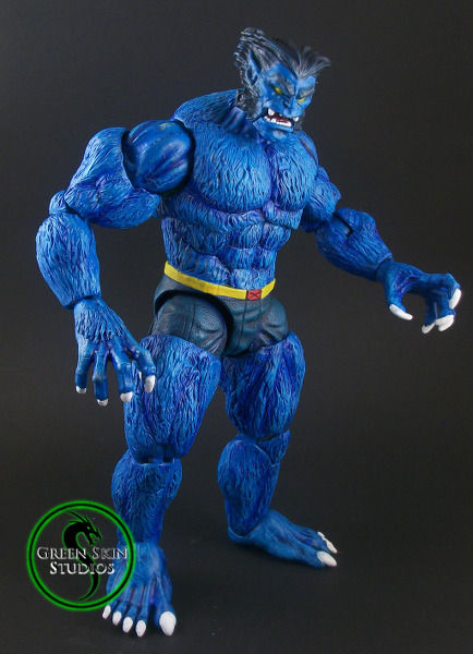 custom marvel legends beast head