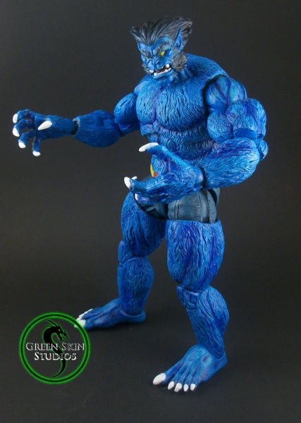 custom marvel legends beast head