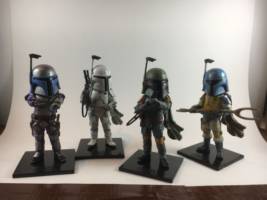 Boba Fett Quartet (Star Wars) Custom Statue / Bust