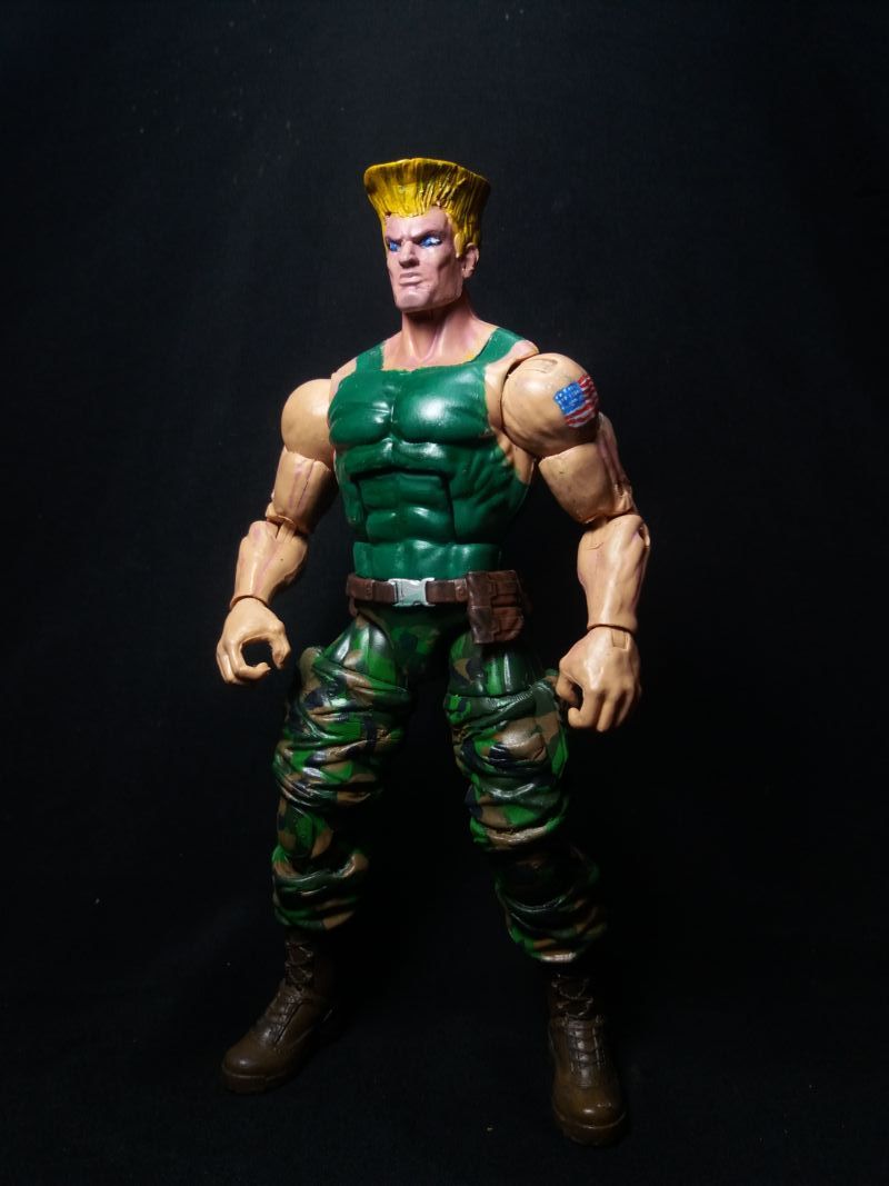 Street Fighter 6's Guile Reimagined as a Collectible Figurine in 3D