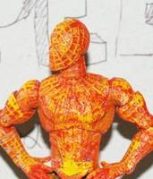 Lava Spidey (Imaginary Friends) Custom Action Figure