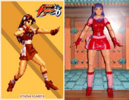 Athe Asamiya (King of Fighters) Custom Action Figure