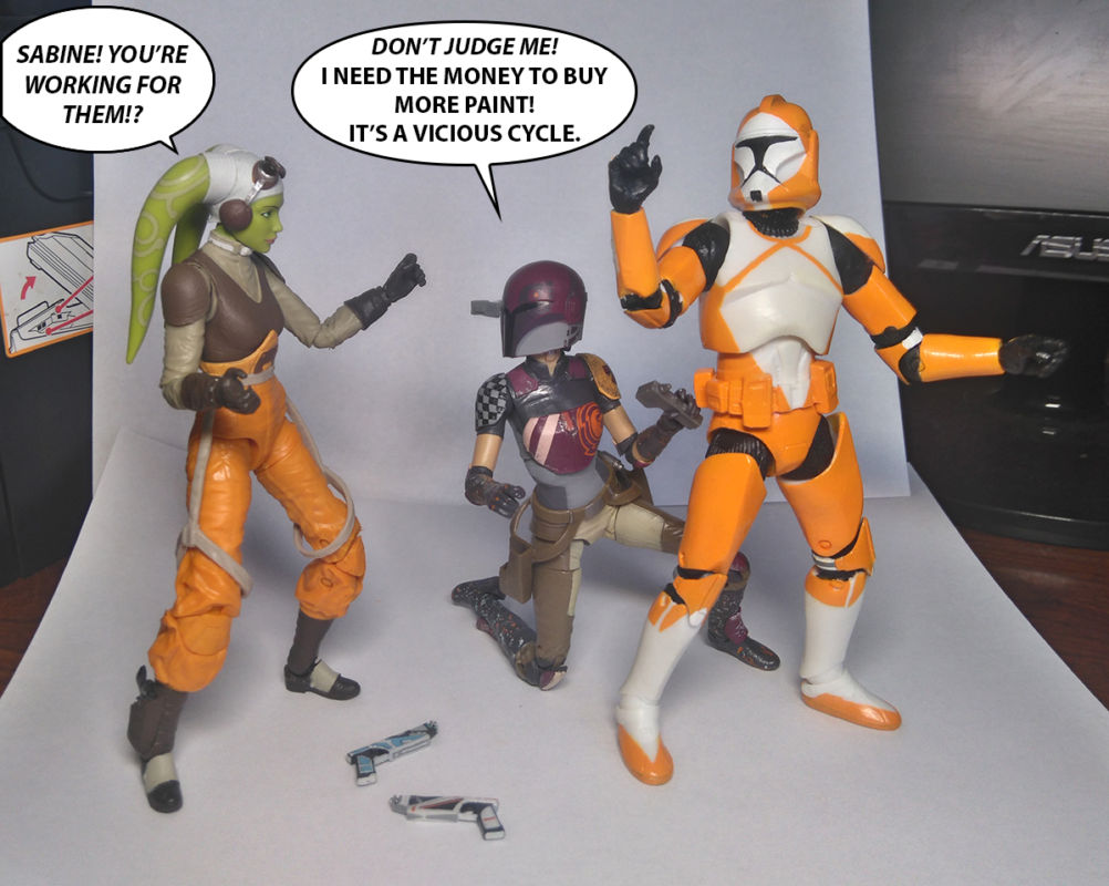 Clone Ordnance Specialist (Bomb Squad Trooper) (Star Wars) Custom Action  Figure