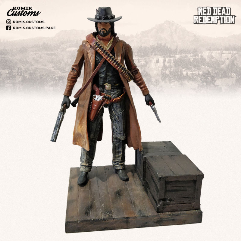 John Marston (Duster Coat Outfit) (Red Dead Redemption) Custom Action Figure