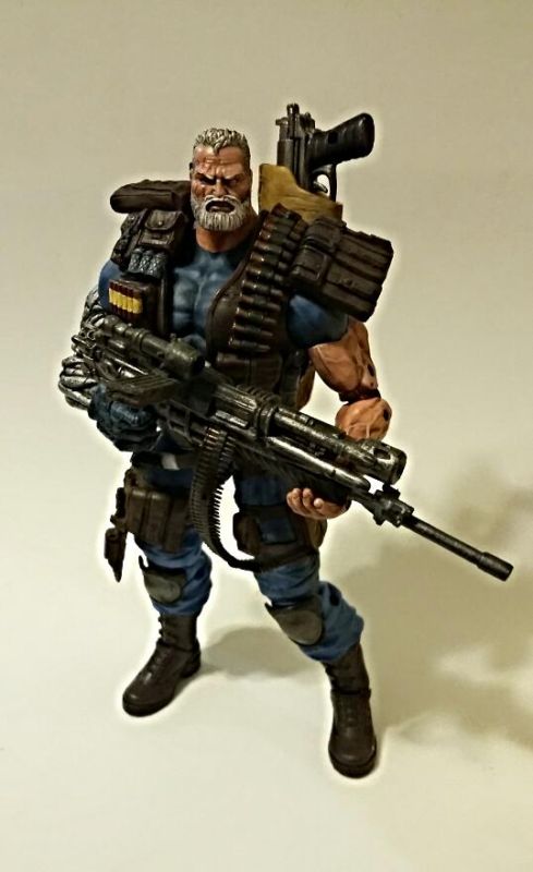 Cable (Version II) Alternate Young Cable Head (X-Men) Custom Action Figure