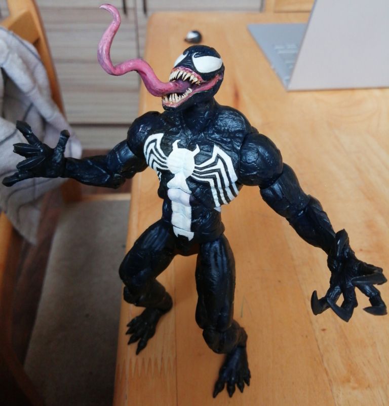 Custom Painted Marvel Select Venom (Marvel) Custom Action Figure