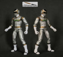 power rangers in space silver ranger action figure